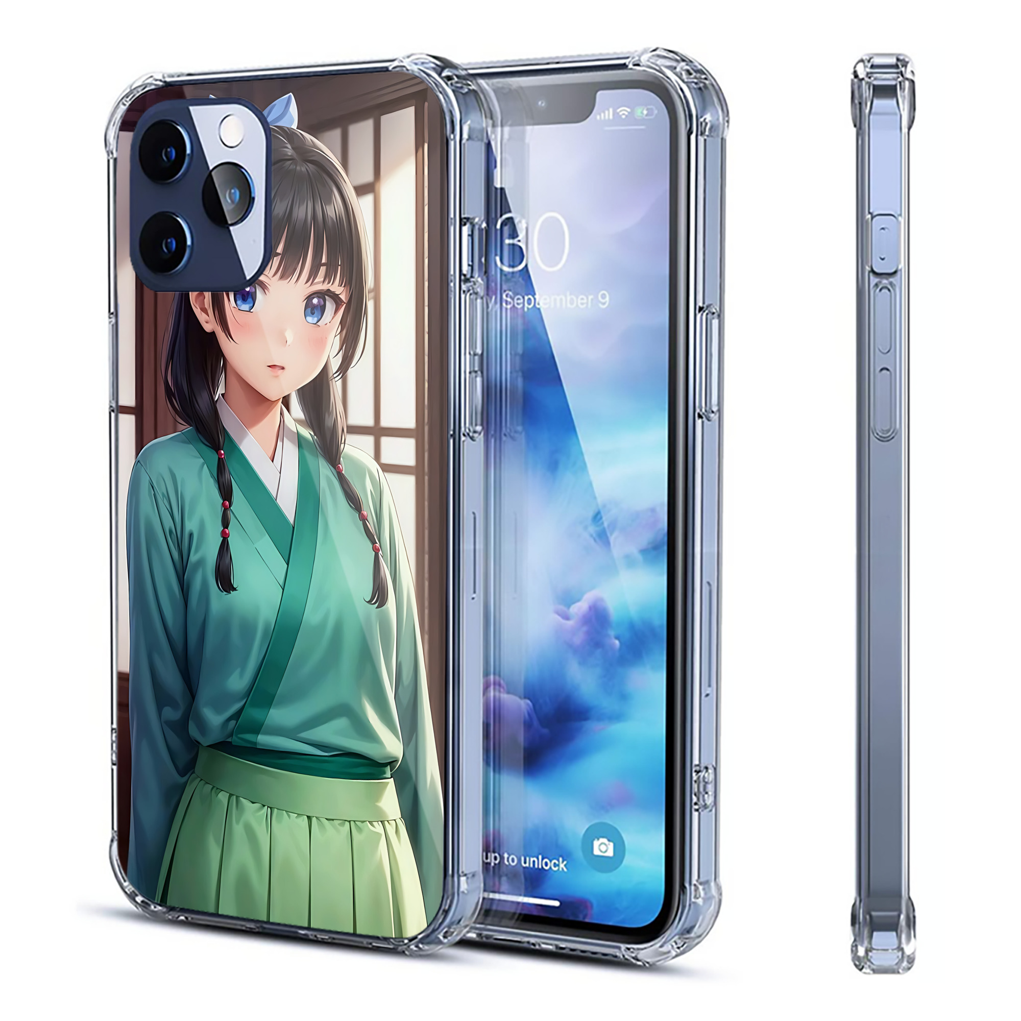 （画像用） 薬屋のひとりごと The Apothecary Diaries 【iPhone 12シリーズ対応】透明スマホケース（クリアソフトケース）